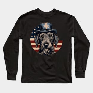 Irish Wolfhound 4th of July Long Sleeve T-Shirt
